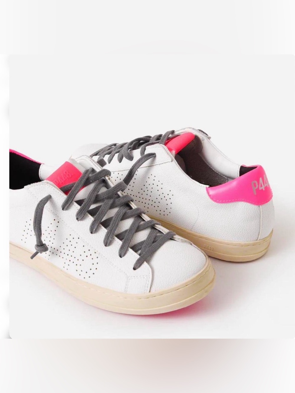Pink and White P448 Sneaker